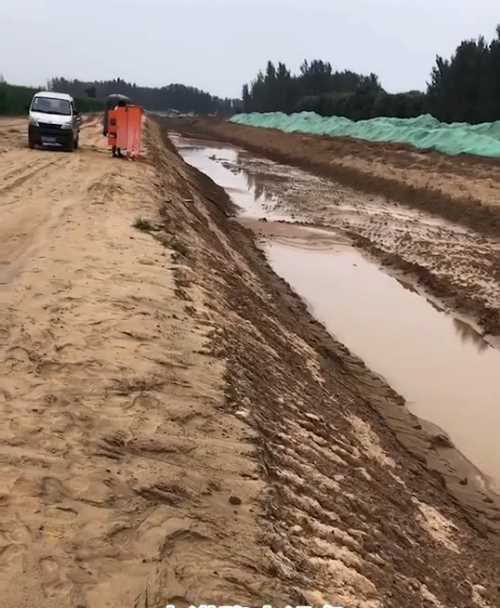 荷泽定陶县河道降水